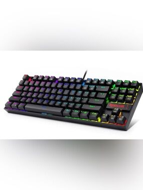 Redragon RGB Mechanical Gaming Keyboard in Black with Rainbow Backlight